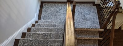 Persian Design Stair Runners for a Gorgeous Connecticut Home